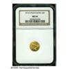 Image 1 : 1915-S G$1 Panama-Pacific Gold Dollar MS64 NGC. T