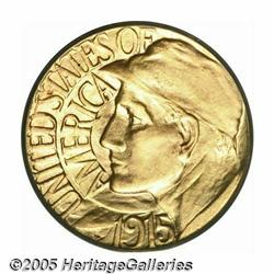 1915-S G$1 Panama-Pacific Gold Dollar MS66 PCGS. 