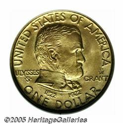 1922 G$1 Grant with Star MS66 NGC. A premium Gem 
