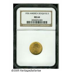 1926 $2 1/2 Sesquicentennial MS64 NGC. Fully lust