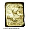 Image 1 : 1880 Star Mining Company Gold Transport Ingot. A 