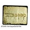 Image 2 : 1880 Star Mining Company Gold Transport Ingot. A 