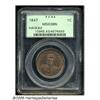 Image 1 : 1847 1C Hawaii Cent MS63 Brown PCGS. Crosslet 4. 