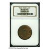 Image 1 : 1847 1C Hawaii Cent MS62 Red and Brown NGC. Cross