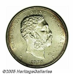 1883 S$1 Hawaii Dollar MS63 NGC. In addition to b