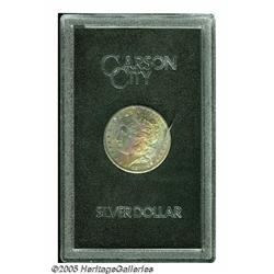 1883-CC S$1 MS64 Uncertified. Rich sea-green, ros