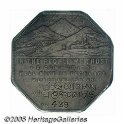 1901 Lesher Referendum Dollar, Sam Cohen AU50 PCG