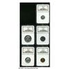 Image 1 : 1942 Five Piece Proof Set PR64 to PR66 NGC. The s