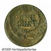 Image 2 : Undated 1C Indian Cent--Struck 20% Off Center--VF
