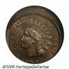 Image 1 : 1906 1C Indian Cent--Struck 10% Off Center--MS63 