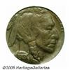 Image 1 : 1918 5C Buffalo Nickel--Struck on a Cent Planchet