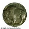 Image 2 : 1918 5C Buffalo Nickel--Struck on a Cent Planchet