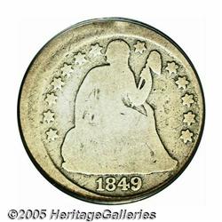 1849-O 10C Seated Dime--Uncentered Broadstruck--G