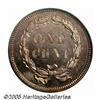 Image 2 : 1858 P1C Indian Cent, Judd-208, Pollock-259, R.4,