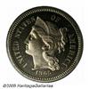 1865 3CN Three Cent Nickel, Judd-410, Pollock-481