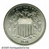 Image 1 : 1865 5C Shield Five Cents, Judd-416, Pollock-488,