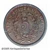Image 2 : 1866 5C Shield Five Cents, Judd-502, Pollock-588,