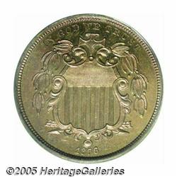 1866 5C Shield Five Cents, Judd-509, Pollock-592,