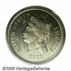 1868 5C Five Cents, Judd-633, Pollock-705, R.5, P