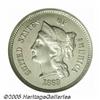 1869 3CN Three Cent Nickel, Judd-676, Pollock-753