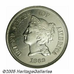 1869 5C Five Cents, Judd-684, Pollock-763, R.5, P