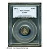 Image 3 : 1871 H10C Standard Silver Half Dime, Judd-1065, P