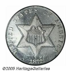 1872 3C Three Cent Silver, Judd-1188, Pollock-132