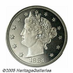 1882 5C Liberty Head Five Cents, Judd-1690, Pollo