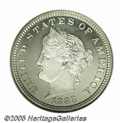 1883 5C Liberty Head Five Cents, Judd-1704, Pollo