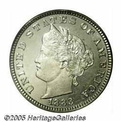 1883 5C Liberty Head Five Cents, Judd-1712, Pollo