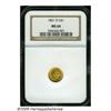 1851-O G$1 MS64 NGC. The 1851-O is a common date 