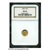 Image 3 : 1853 G$1 MS66 NGC. The 1853 is available in all g