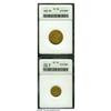 1854 G$1 Type Two XF45 ANACS, honey-gold patina, 