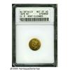 1873 G$1 Closed 3--Bent, Cleaned--ANACS. AU Detai