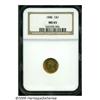 1886 G$1 MS65 NGC. The 1886 Gold Dollar was not a