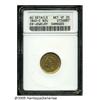 1840-C $2 1/2 --Ex-Jewelry, Damaged--ANACS. AU De