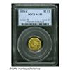 Image 3 : 1858-C $2 1/2 AU55 PCGS. Variety 18-J, the only k