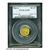 Image 3 : 1861-S $2 1/2 AU58 PCGS. Although official record