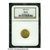 1903 $2 1/2 MS64 NGC. Lustrous surfaces exhibit p