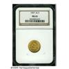 Image 1 : 1907 $2 1/2 MS65 NGC. Highly lustrous, fully bril
