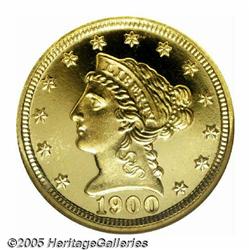 1900 $2 1/2 PR69 Deep Cameo NGC. Critical microsc