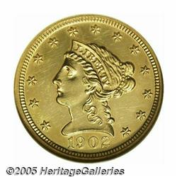 1902 $2 1/2 PR63 NGC. This example has the typica