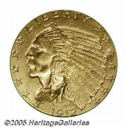 1912 $2 1/2 MS64 PCGS. This is a frosty example t