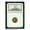 Image 1 : 1915 $2 1/2 MS63 NGC. Light golden-rose color wit