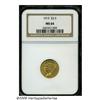 Image 1 : 1915 $2 1/2 MS64 NGC. The 1915 quarter eagle beco