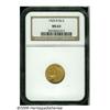 Image 1 : 1925-D $2 1/2 MS63 NGC. Sharply struck with soft,