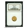 Image 1 : 1925-D $2 1/2 MS64 NGC. Rich rose-gold coloration
