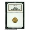 Image 1 : 1929 $2 1/2 MS63 NGC. Fully lustrous and attracti