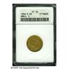 1856-S $3 VF20 ANACS. Small S. Breen-6356. Scarce