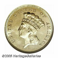 1879 $3 MS64 Prooflike NGC. With a mintage of jus